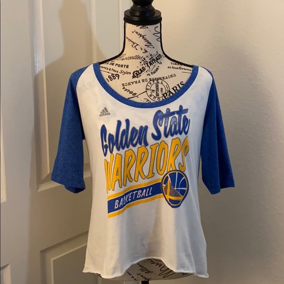 🏀 Sale! Adidas Golden Stare Warriors T-Shirt 🏀 - Picture 1 of 5
